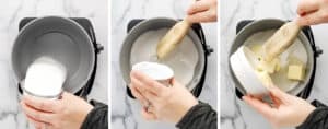 Sugar Coating Mix in Saucepan