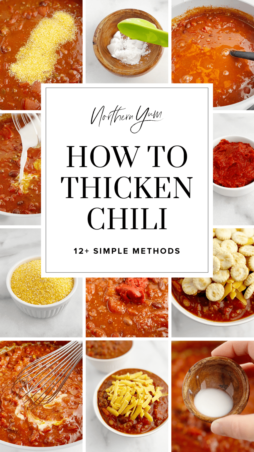 How to Thicken Chili 12+ Simple Methods (with or w/o Cornstarch!)