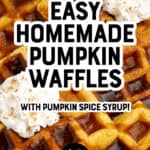 Easy Pumpkin Waffle Pin 2