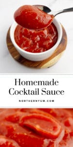 Homemade Cocktail Sauce Pin 1