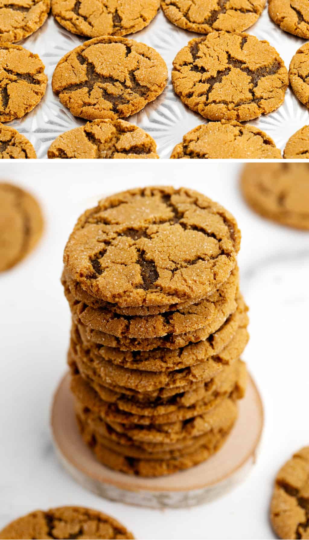 Grandma s Old Fashioned Molasses Cookies Crinkly Soft Chewy 