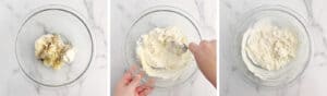 Add Salt and Pepper to Mixing Bowl of Cream Cheese Mixture