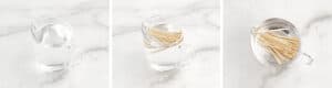 Soaking Toothpicks in Water