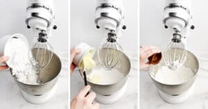 Mix Powdered Sugar and Butter in Stand Mixer