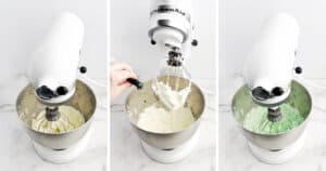 Adding Mint Flavoring and Green Food Coloring to Mint Layer