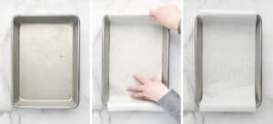 Making Parchment Paper Sling in 13 x 9 Pan