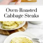 Roasted Cabbage Steaks Pin 1