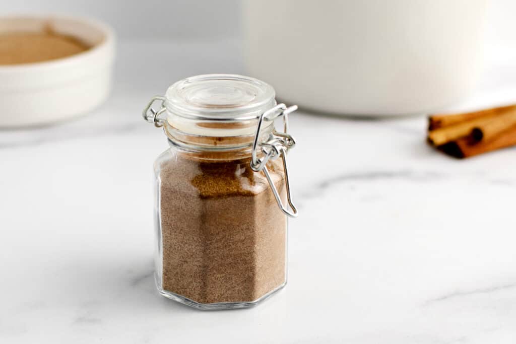 Homemade Cinnamon Sugar in Spice Jar