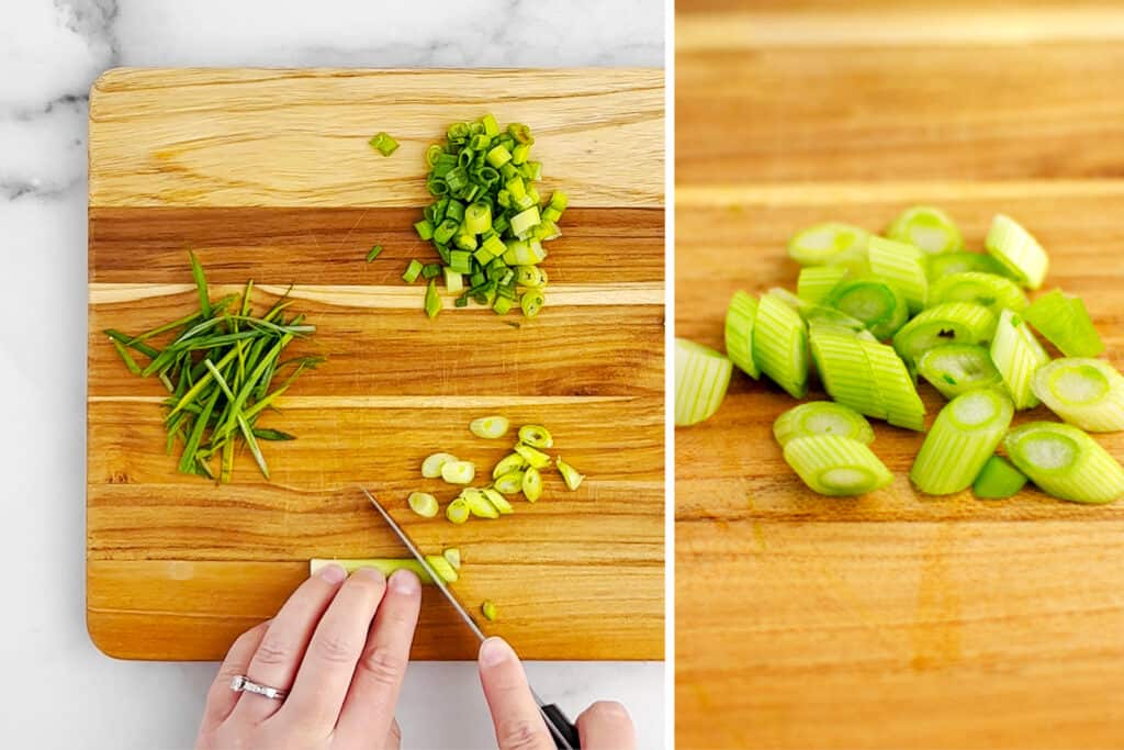 Cutting Green Onions French Style