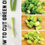 How to Cut Green Onions Pin 1