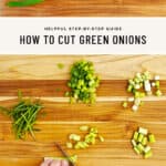 How to Cut Green Onions Pin 3