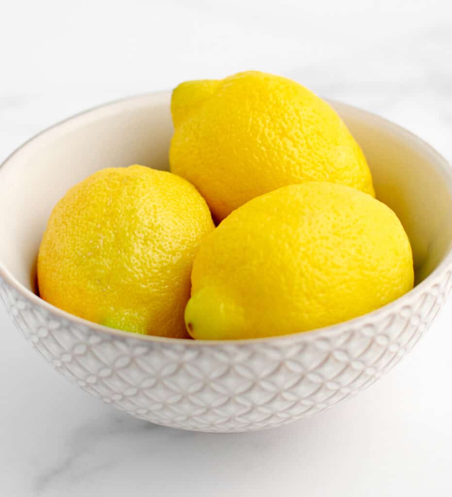 Lemons in Bowl