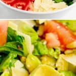 Avocado Tomato Romaine Salad Pin 5