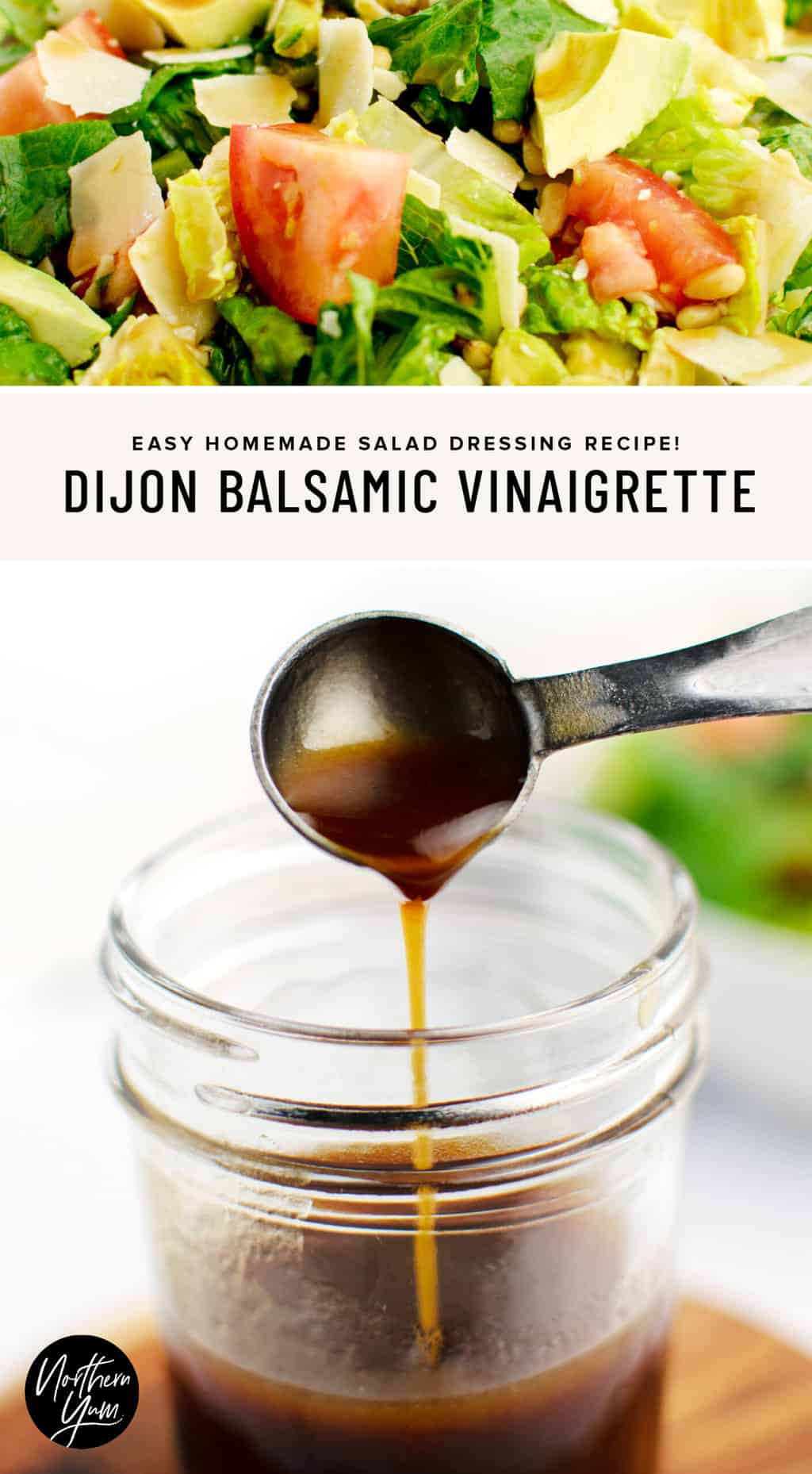 Dijon Balsamic Vinaigrette Dressing (5 Minutes & 5 Ingredients!)