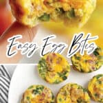 Easy Egg Bites Recipe Pin 1