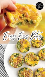 Easy Egg Bites Recipe Pin 1