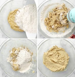 Combine Flour Mixture with Butter Mixture in Bowl
