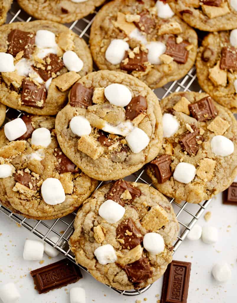 Cookies on Wire Cooling Rack