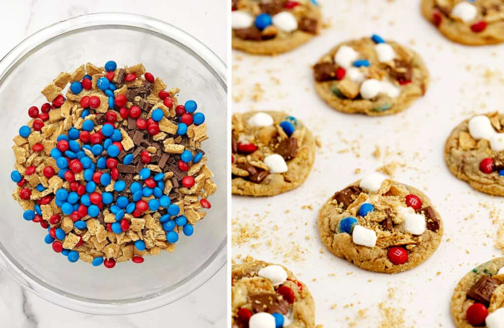 Red White and Blue Patriotic Cookies