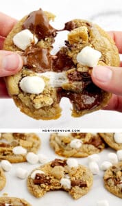 Smores Cookies Recipe Pin 2