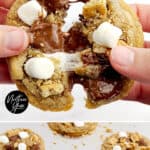 Smores Cookies Recipe Pin 3