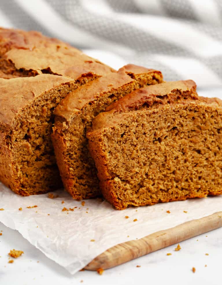 Pumpkin Bread with Cake Mix (Easy, 3-Ingredient Recipe!)