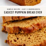 Pumpkin Bread with Cake Mix Pin 4