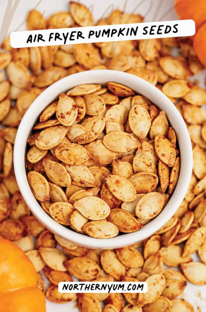 Air Fried Pumpkin Seeds Pin 2