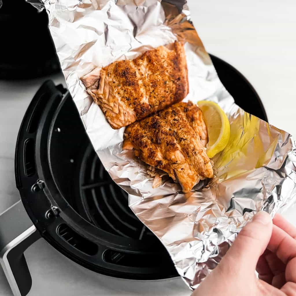 AluminumFoilinAirFryer_SlideImage7 Northern Yum