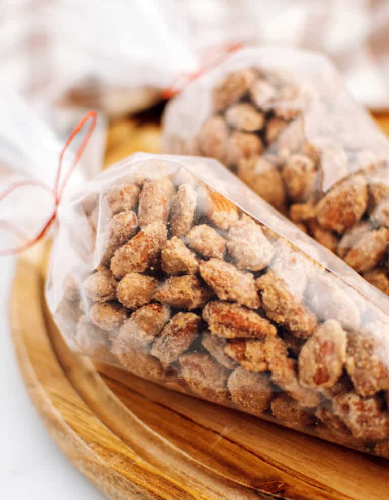Cinnamon Sugar Roasted Almonds