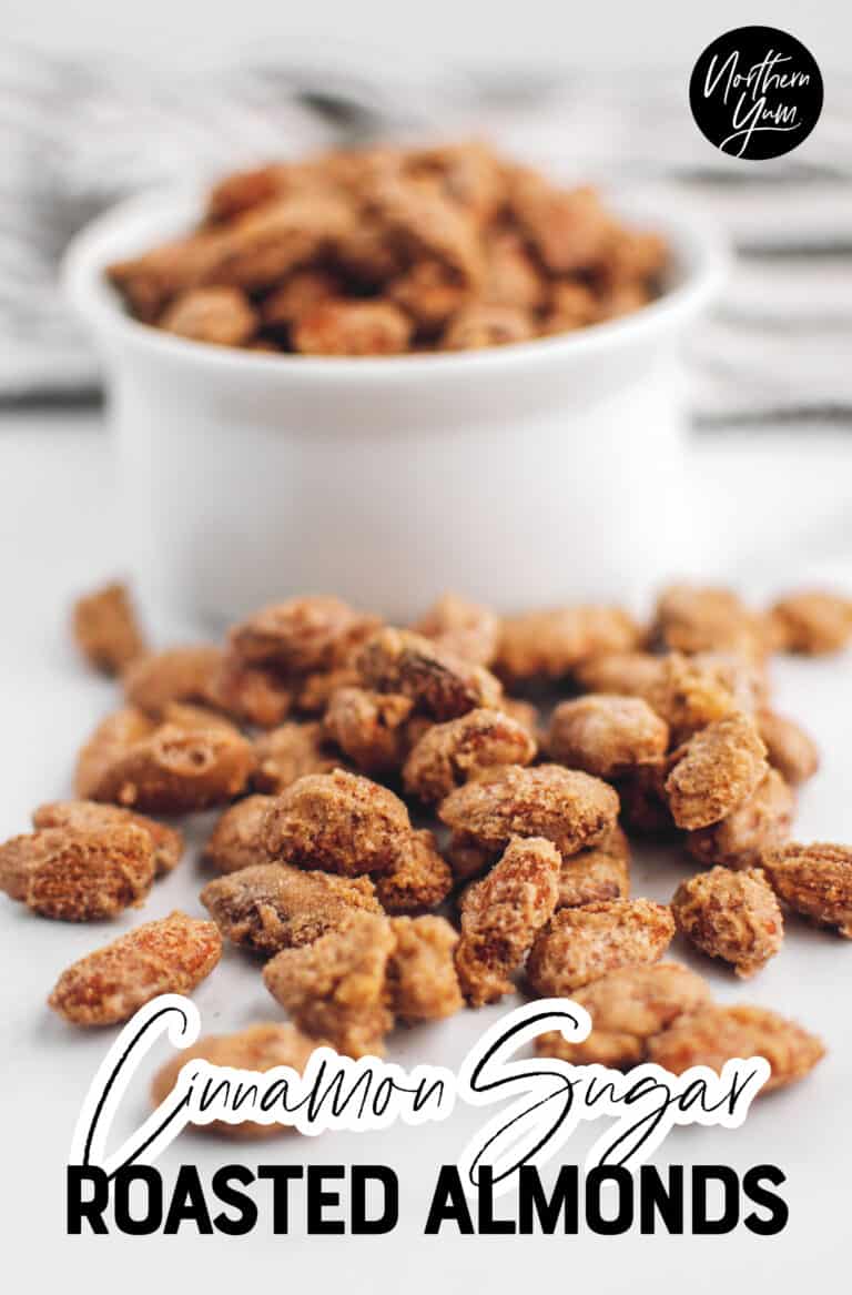 Cinnamon Sugar Roasted Almonds (Easy Candied Almonds!)