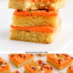 Halloween Frosted Sugar Cookie Bars Pin 3