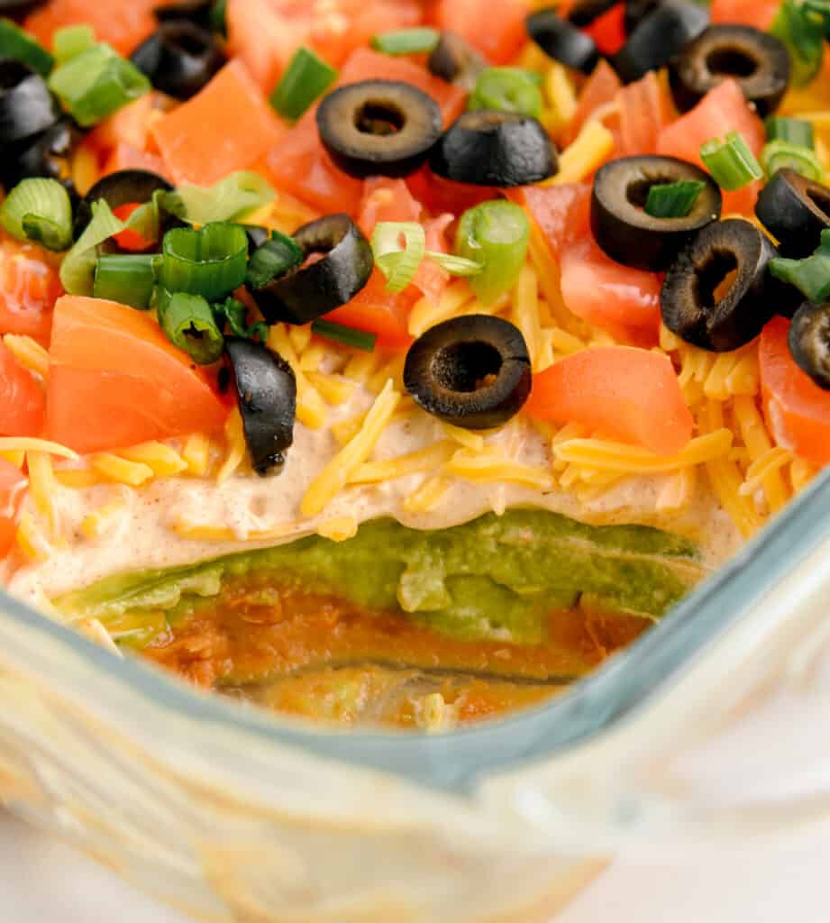 7 Layer Taco Dip Recipe (Easy Party Appetizer!)