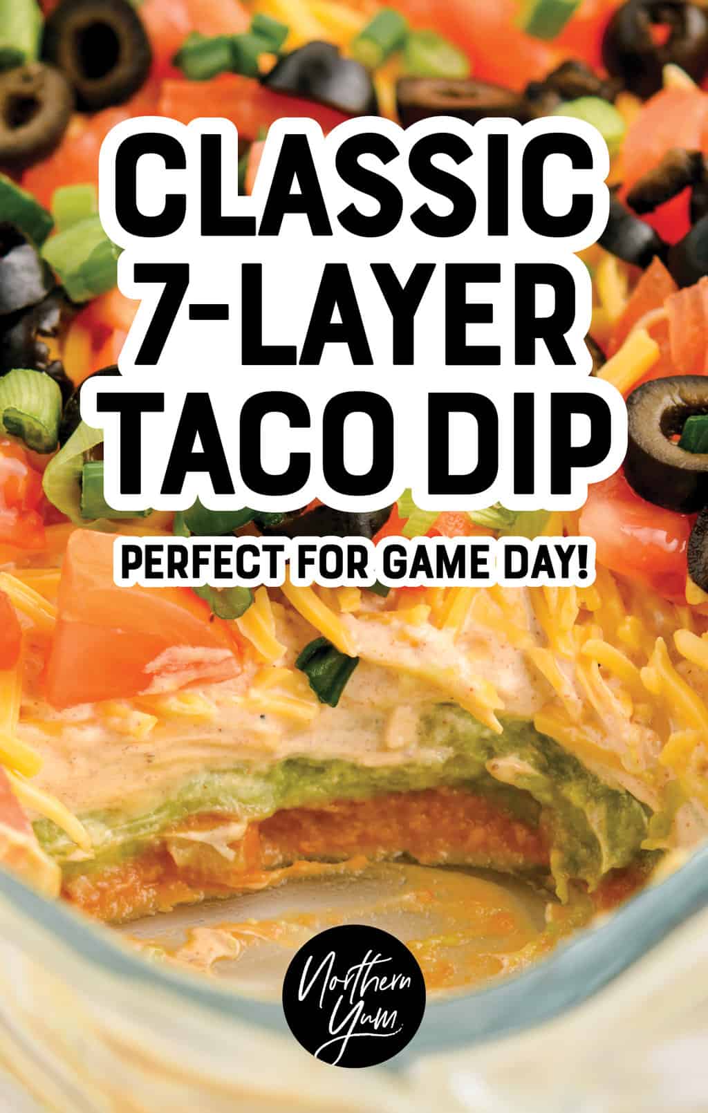 7 Layer Taco Dip Recipe Easy Party Appetizer   7 Layer Taco Dip Pin2 