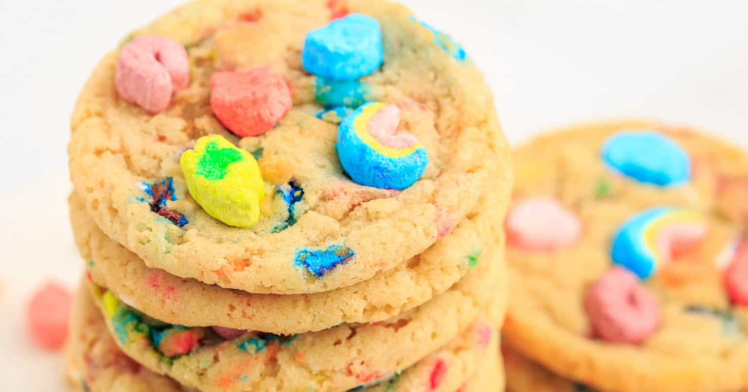 Lucky Charms Cookies (Perfect Treat for St. Patrick's Day!)