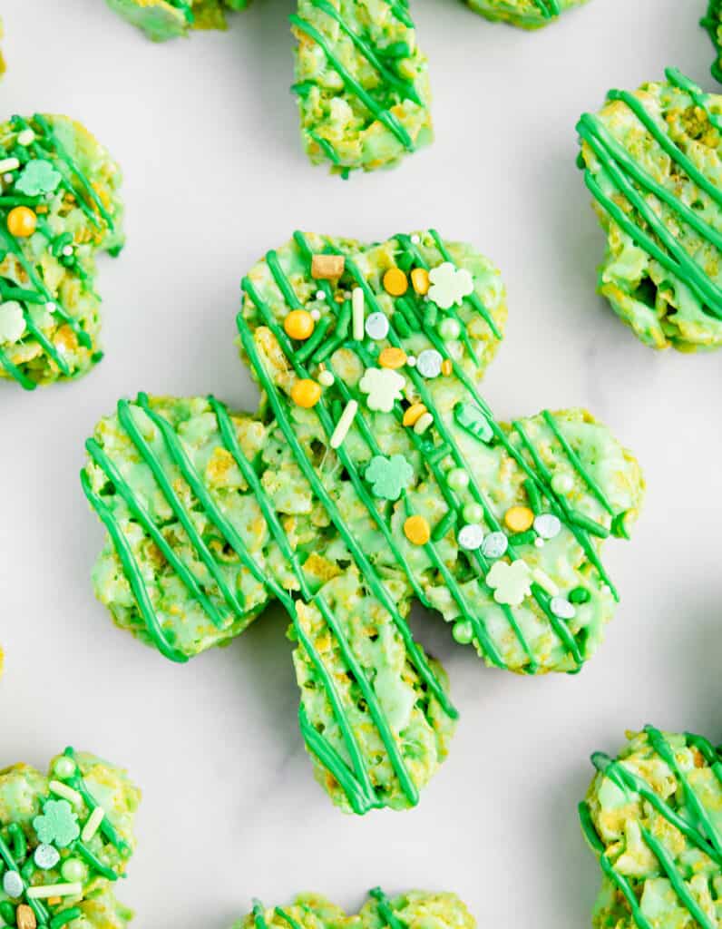 Shamrock Corn Flake Treats