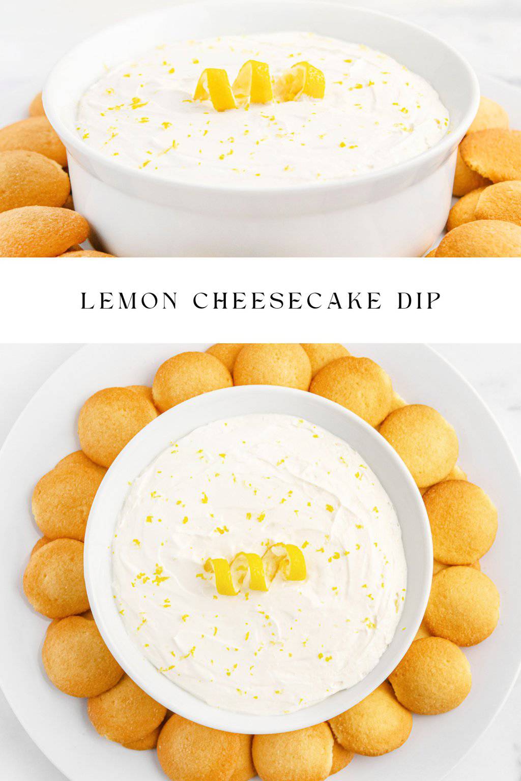 Lemon Cheesecake Dip (4 Ingredients, So Easy!)