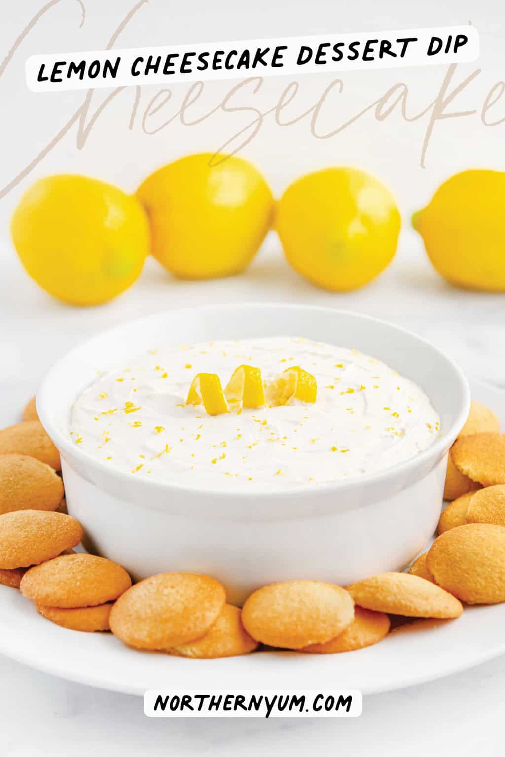 Lemon Cheesecake Dip (4 Ingredients, So Easy!)