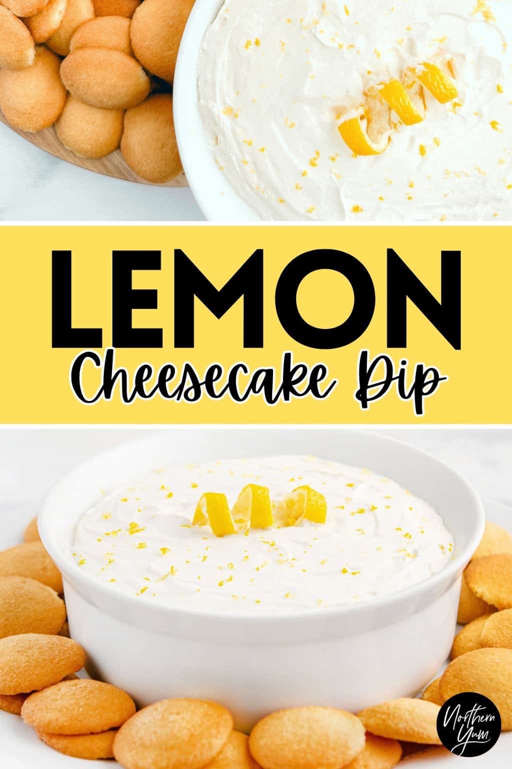 Lemon Cheesecake Dip (4 Ingredients, So Easy!)