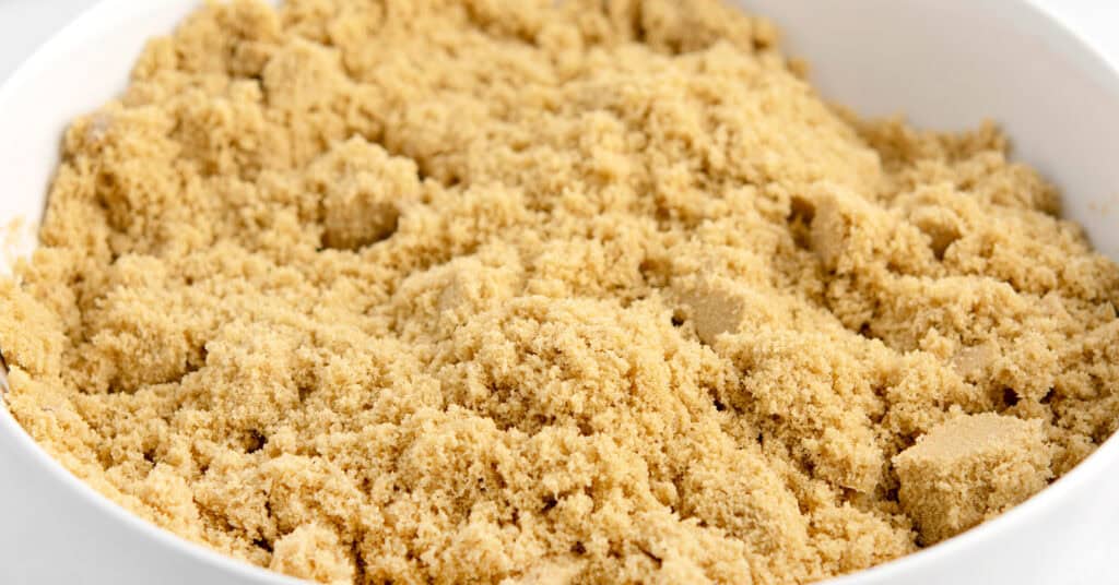 Closeup of Brown Sugar in a Bowl