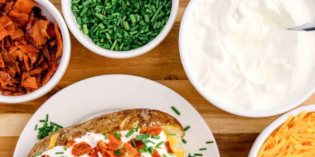 Classic Baked Potato Toppings
