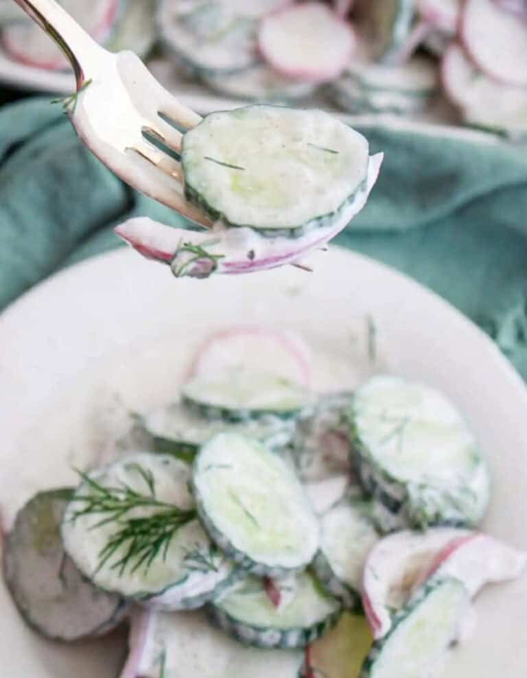 Radish Cucumber Salad