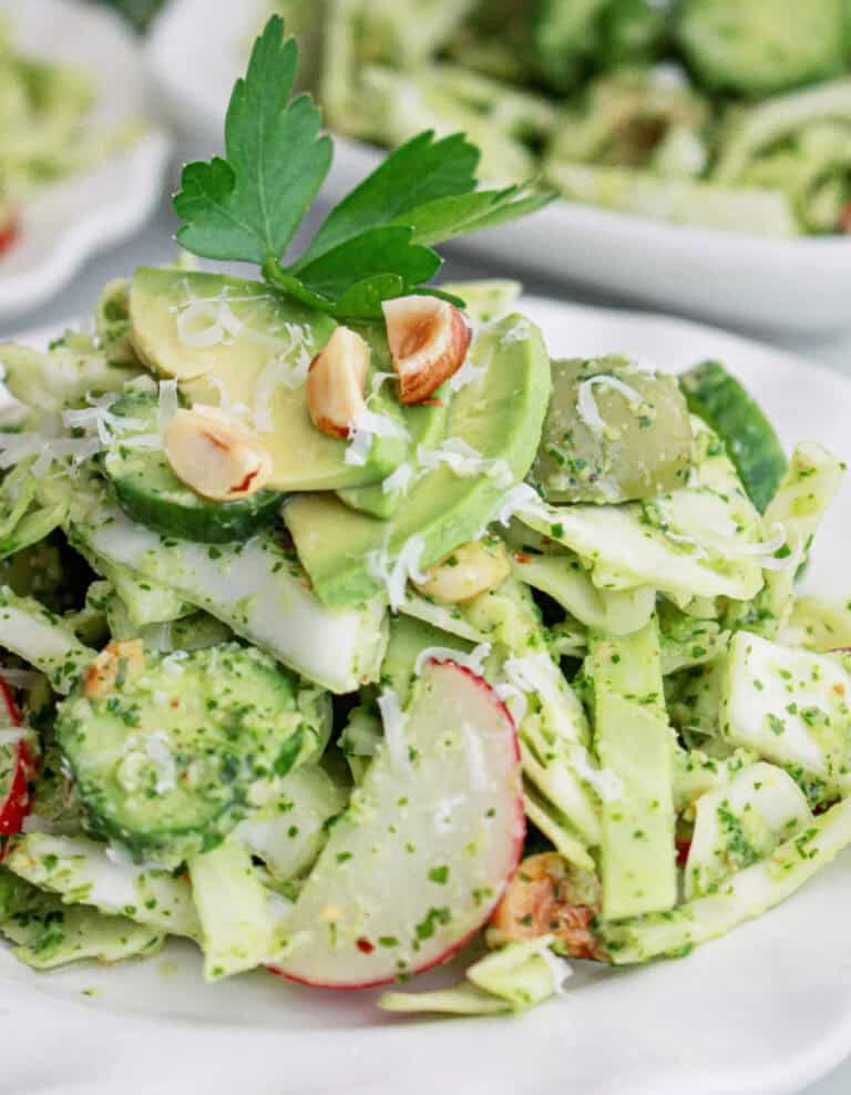 Cabbage Green Goddess Salad
