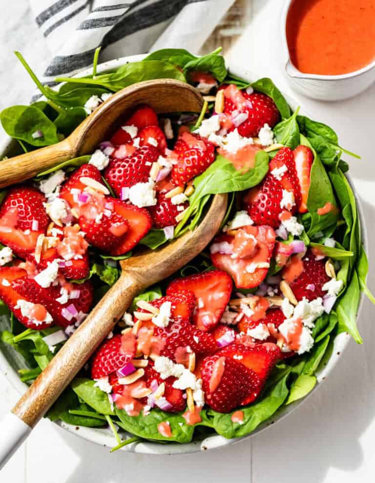 Strawberry Spinach Salad
