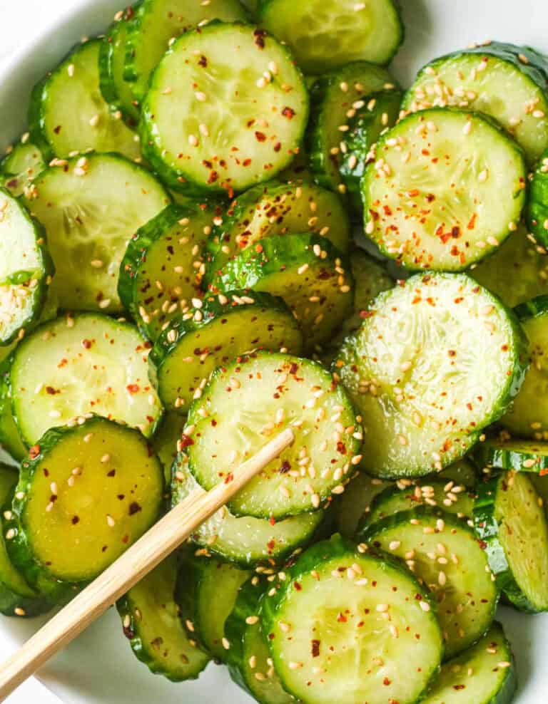 Crunchy Asian Cucumber Salad