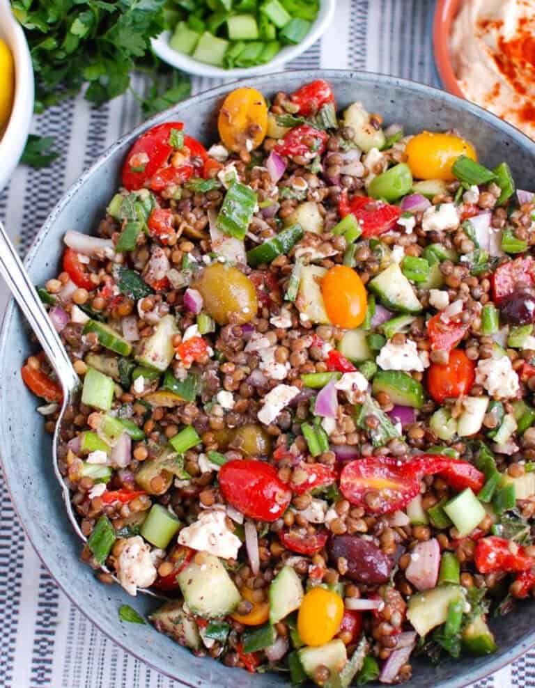 Mediterranean Lentil Salad