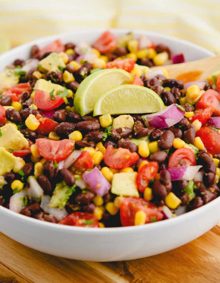 Black Bean Salad with Corn and Avocado