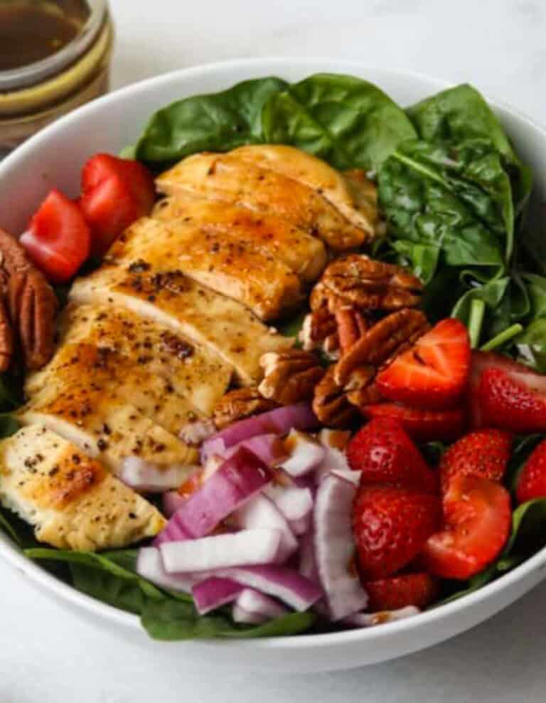 Grilled Chicken Strawberry Salad