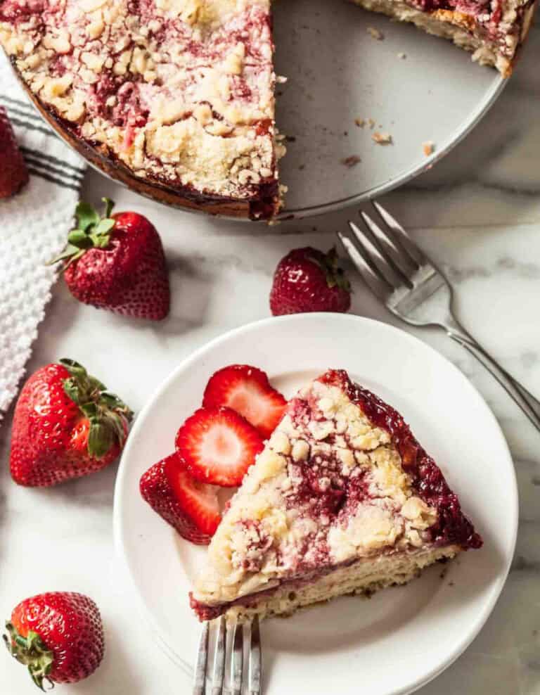 Strawberry Crumb Cake