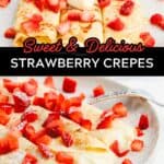 Strawberry Cream Cheese Crepes Pin 3